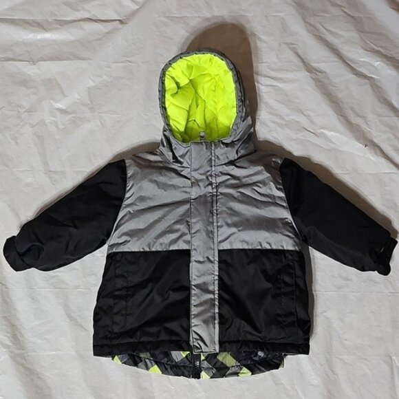 healthtex baby Boy 12 Months 2 Piece Jacket Neon, Black Used - Picture 16 of 16
